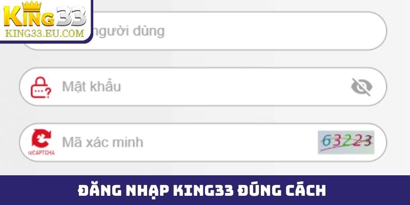 Đăng nhập King33 đúng cách tương đối quan trọng