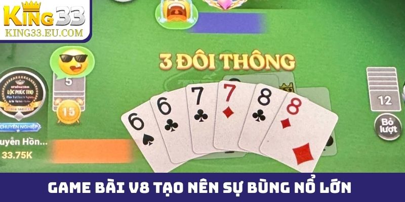 Game bài V8 tạo nên sự bùng nổ lớn trong 2025
